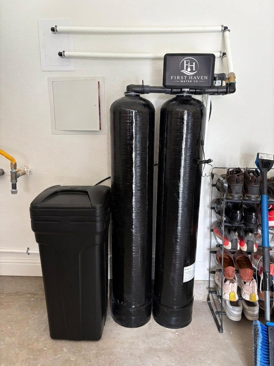 Water treatment system installation, example 3