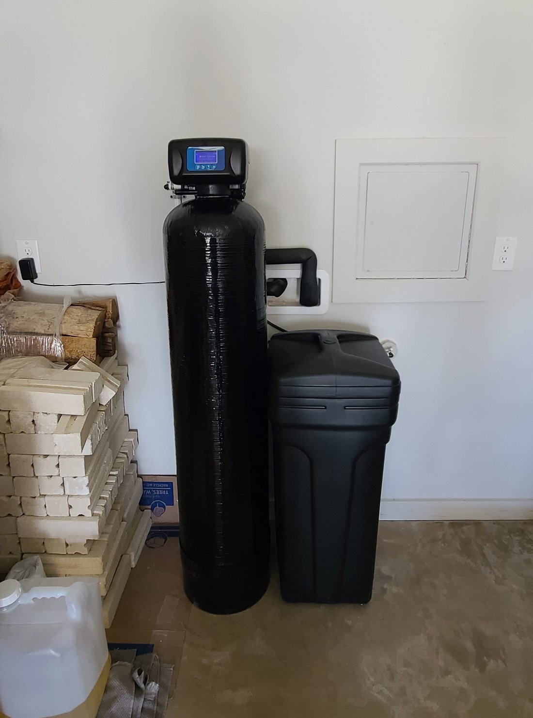Water treatment system installation, example 10