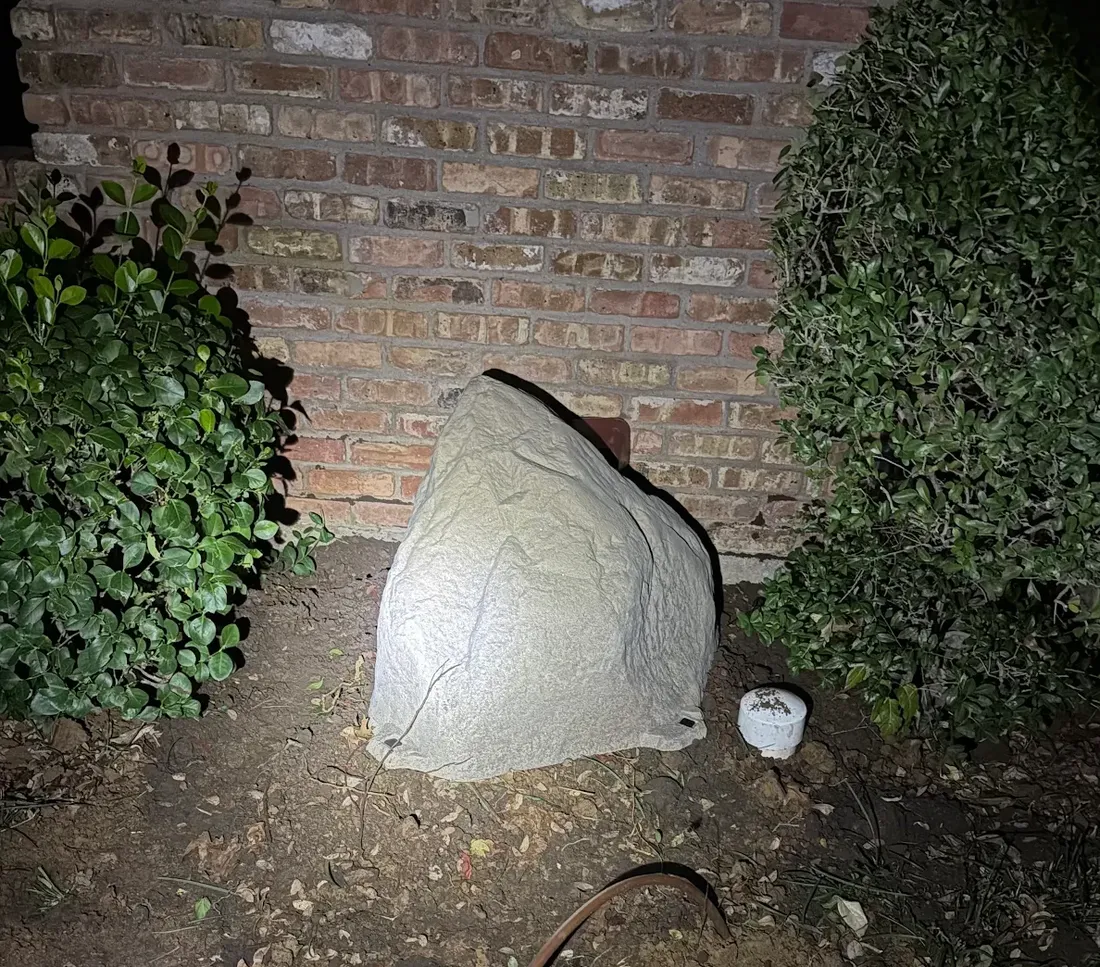 Faux Rock Installation installed by First Haven Water Co