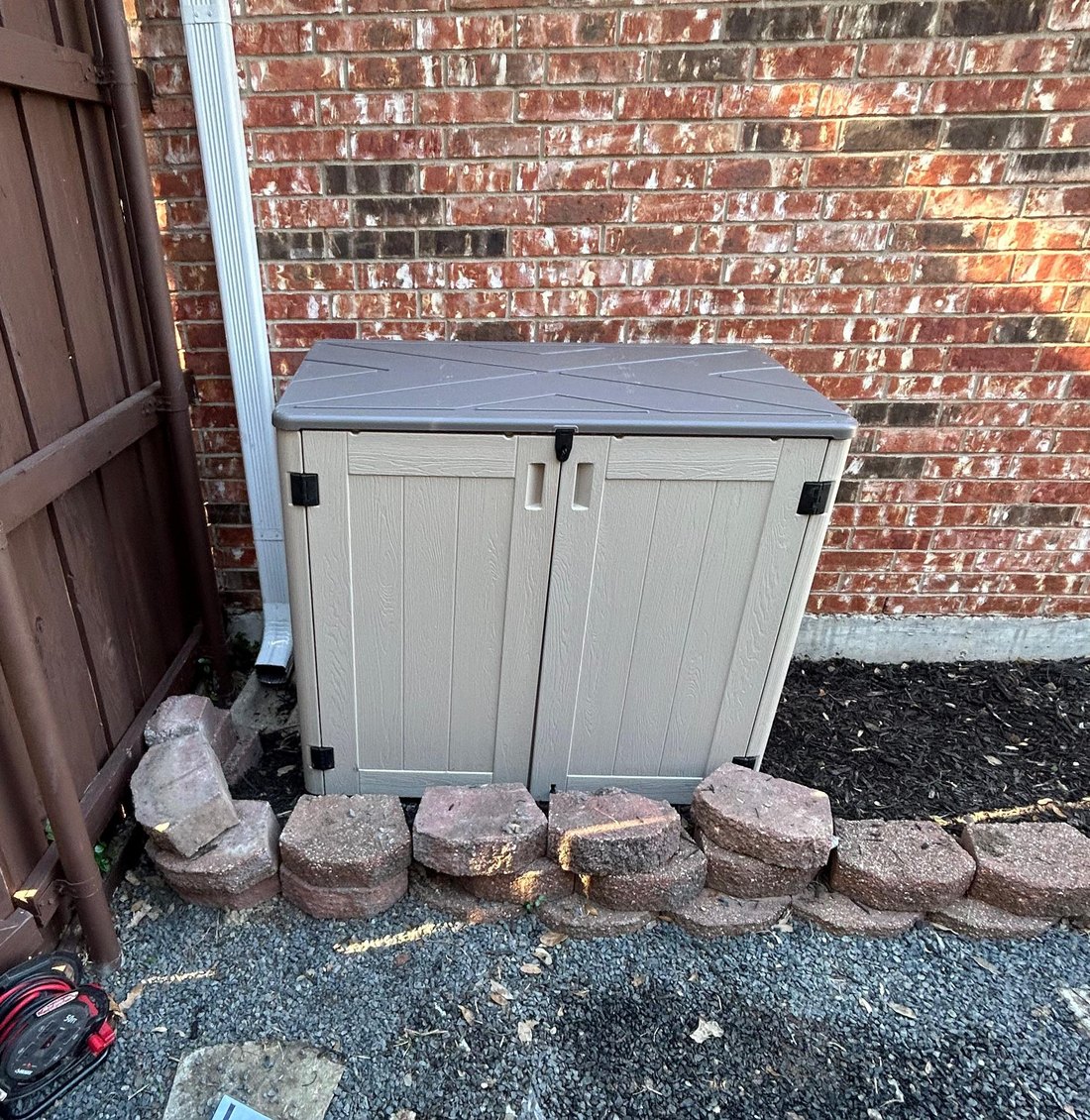 Shed Installation installed by First Haven Water Co